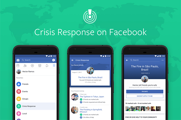 Facebook災情資訊社群化 「平安通報站」升級