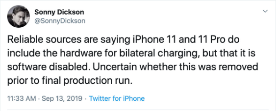 iPhone 11系列遭爆原本內建「反向無線充電」功能 但卻因這理由被Apple終身封印了！ 5