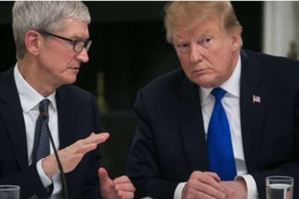 中美貿易戰受牽連！庫克怕Apple失去優勢 特向川普表擔憂