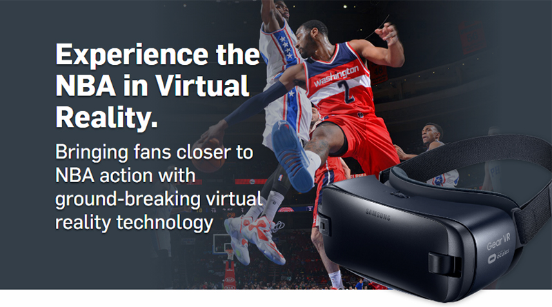 球迷們有福了～NBA也可以用VR看！