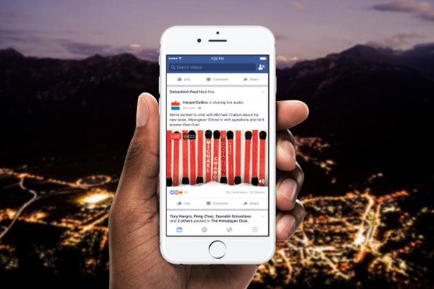 那就用「聲音」直播吧！Facebook將推出Live Audio功能