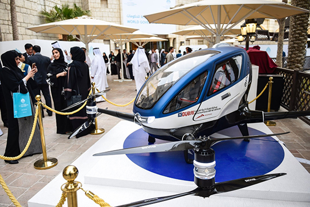 杜拜宣布今年7月啟動載人無人機服務