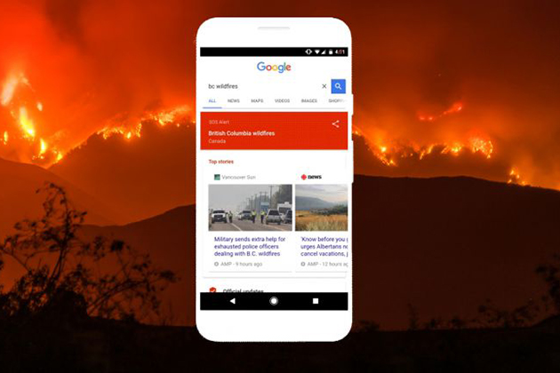 Google地圖加入SOS警報 更快幫助受災民眾