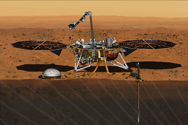 NASA 2018年要發射的火星深層探測器InSight任務解密