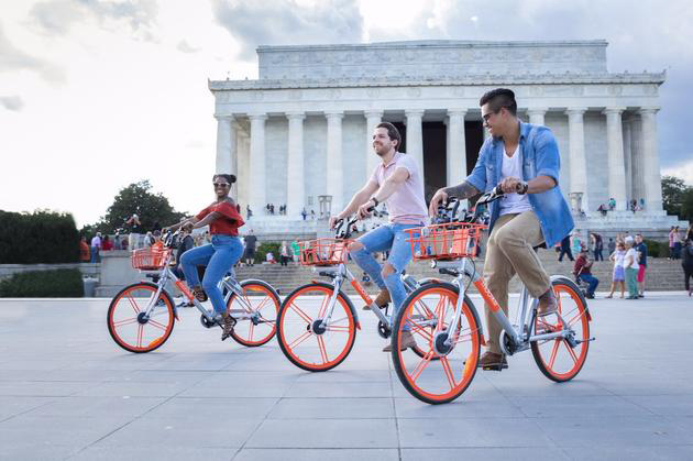 摩拜單車改裝進華盛頓D.C. 再下一城直追小黃車