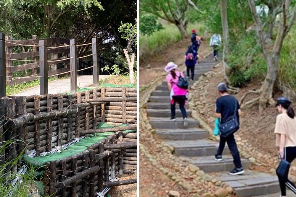 台中大肚萬里長城登山步道災害復建完成 5