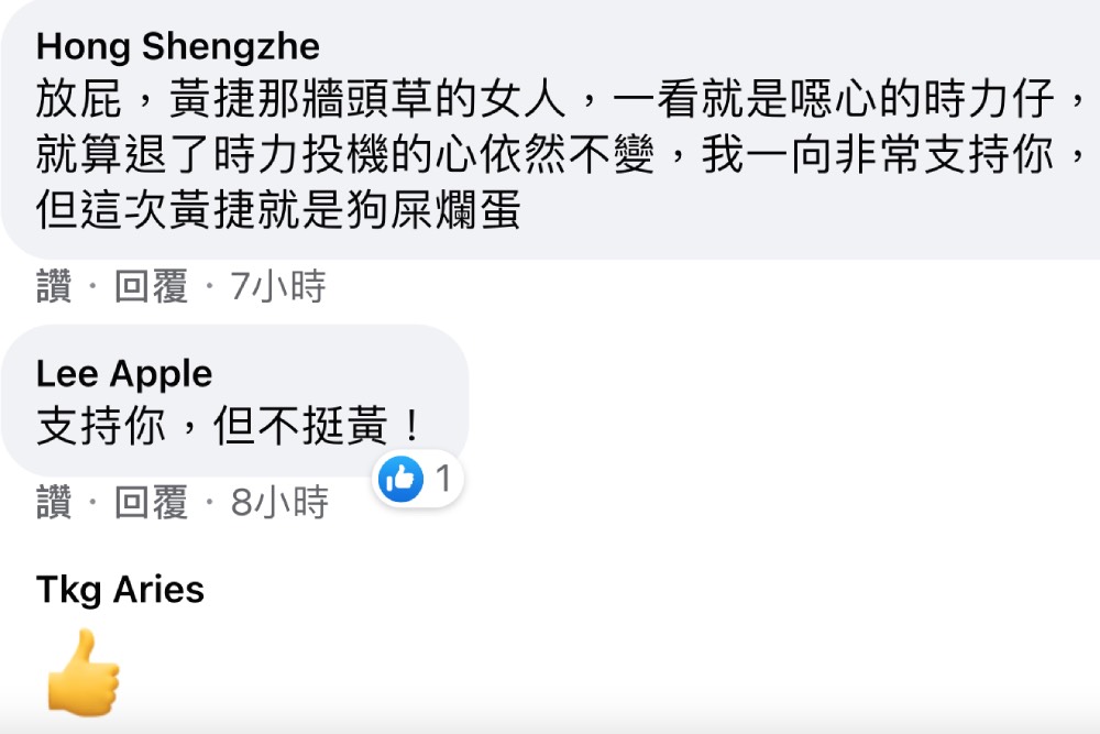 佛地魔王浩宇挺黃捷 佛粉卻批：罷左膠剛好而已 她是牆頭草議員 9