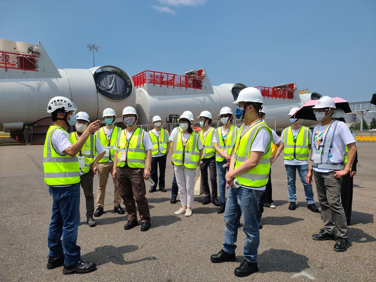 【有影】離岸風電台灣隊合體現身台中港！第三階段區塊開發國產化有信心 11