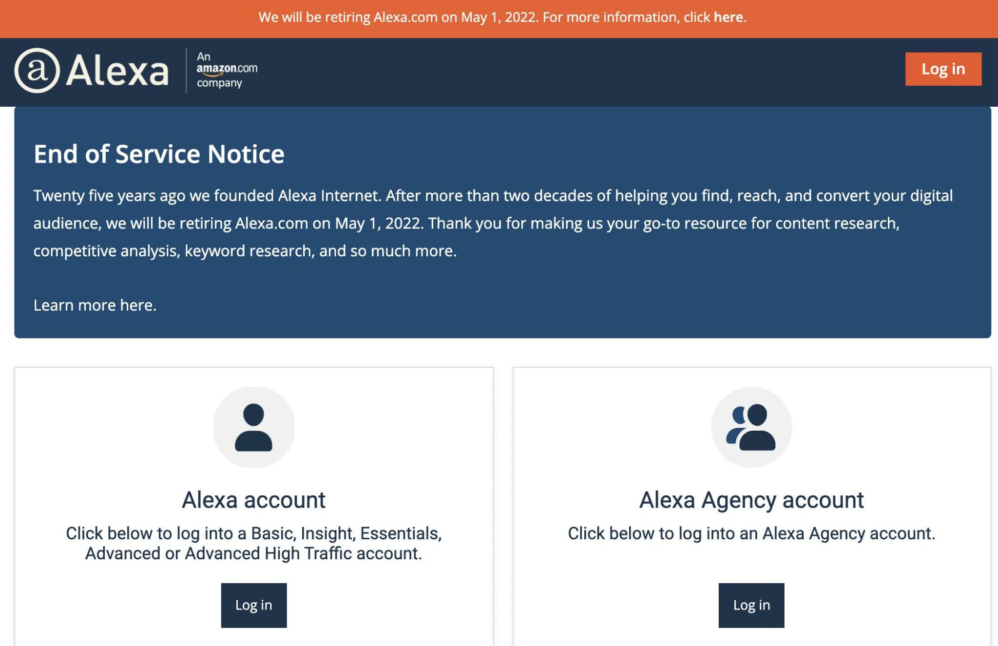 又一老字號網站收攤！全球網站牌排名與分析服務Alexa.com驚傳明年5月正式關閉
