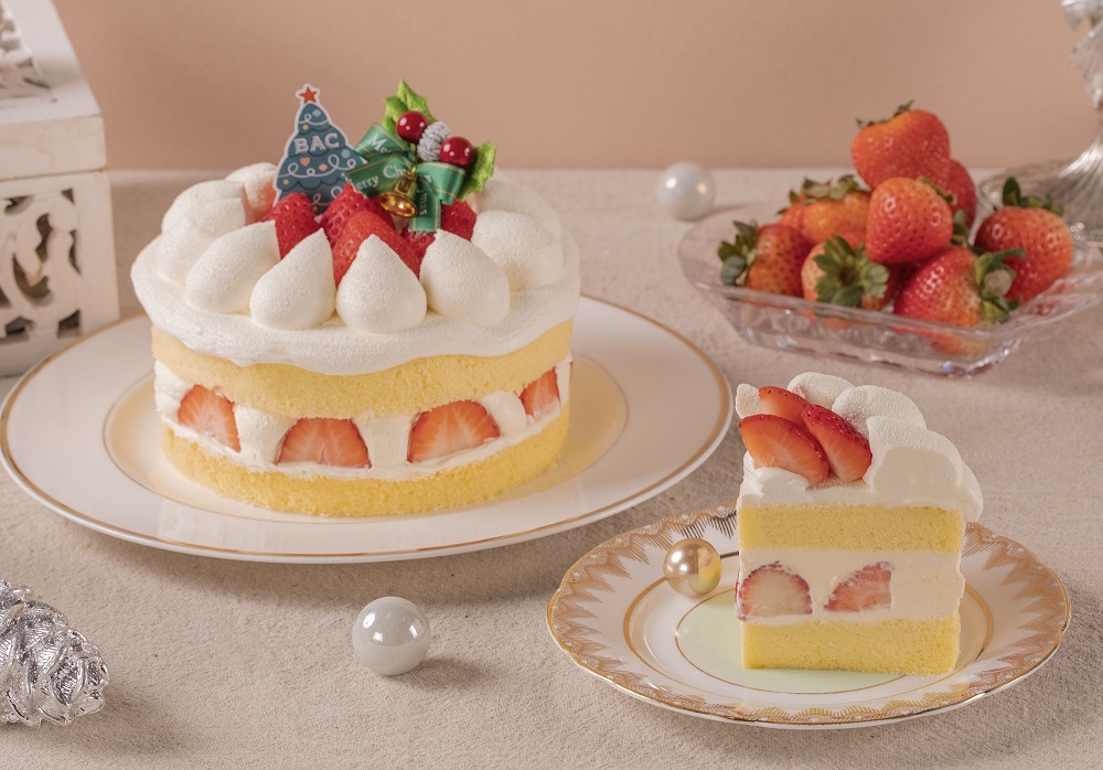 聖誕期間限定《雪天使 鮮草莓羅蘭蛋糕》，6吋售價950元，12.14 12.26限定販售。