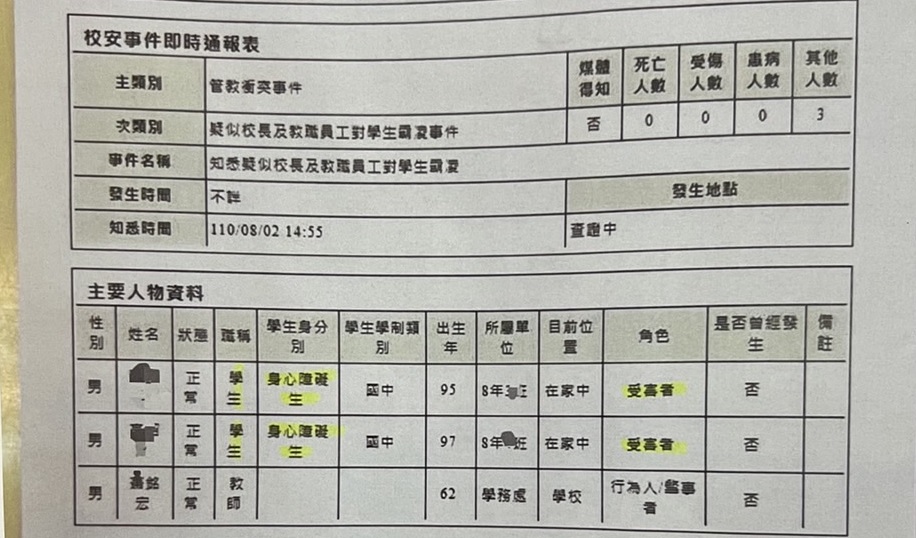 【校園霸凌2-2】新埔校長戴墨鏡唸稿、教局稱公正調查 律師駁斥 15