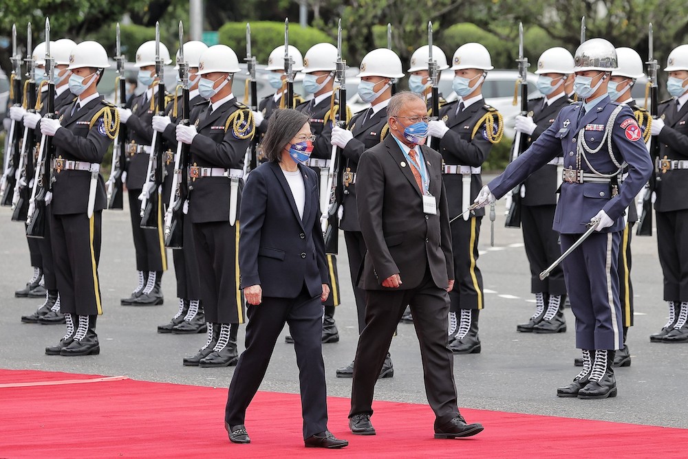 馬紹爾群島總統訪台 蔡英文賴清德親以軍禮接待