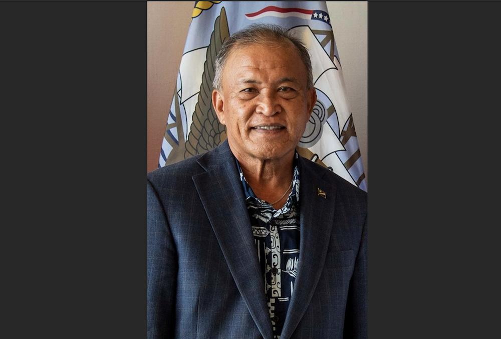 馬紹爾群島共和國總統柯布亞（David Kabua）。