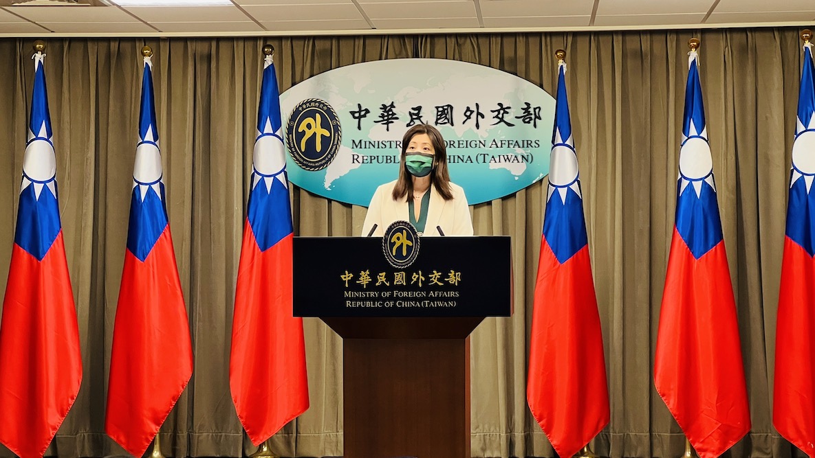 外交部發言人歐江安28日回應國台辦聲稱擁有南沙群島主權。