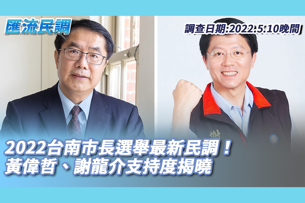 【CNEWS】2022台南市長最新民調！黃偉哲、謝龍介支持度揭曉