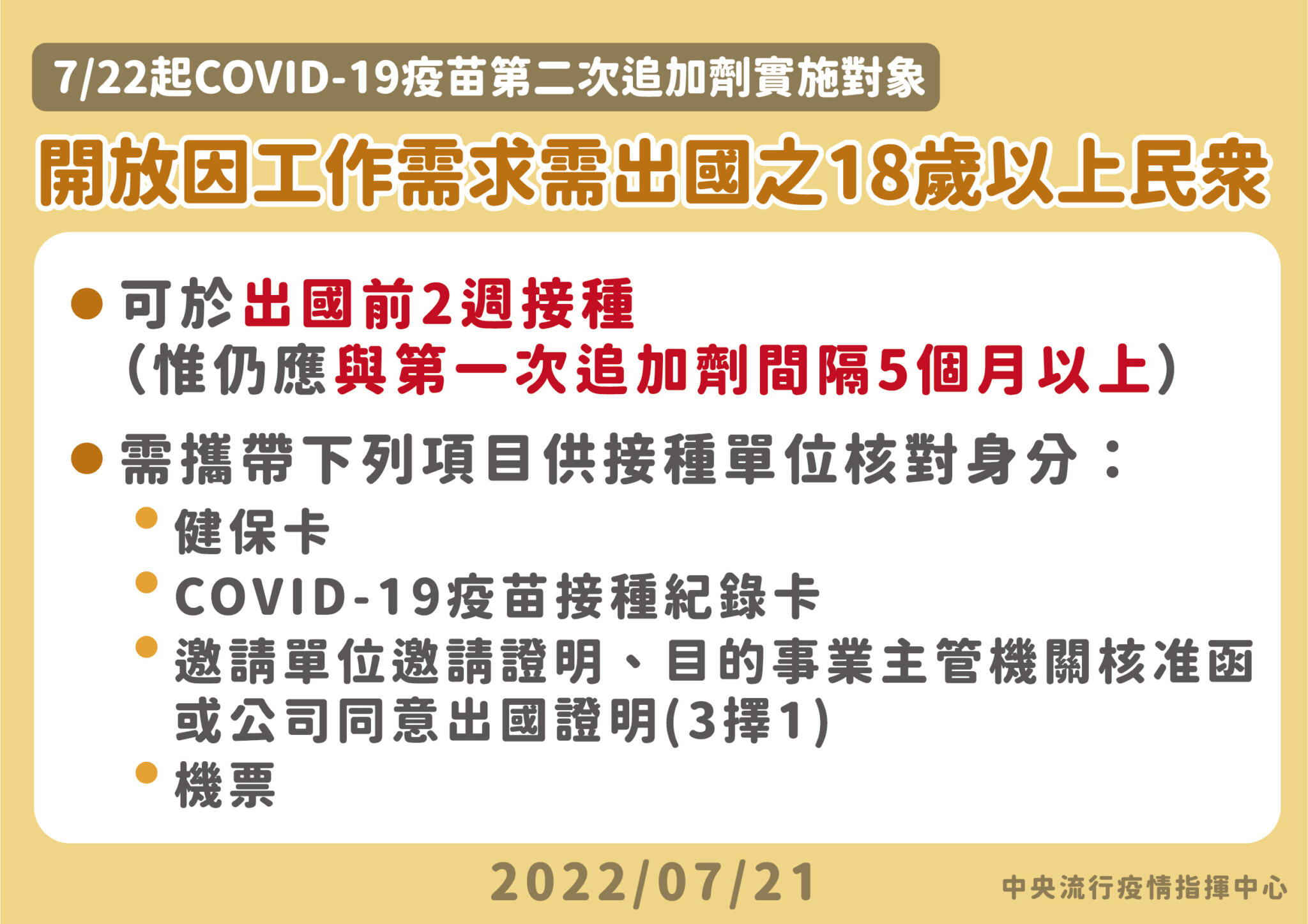 「因工出國」開放先打第四劑！ 限3類工作需求、出國2周前接種 9