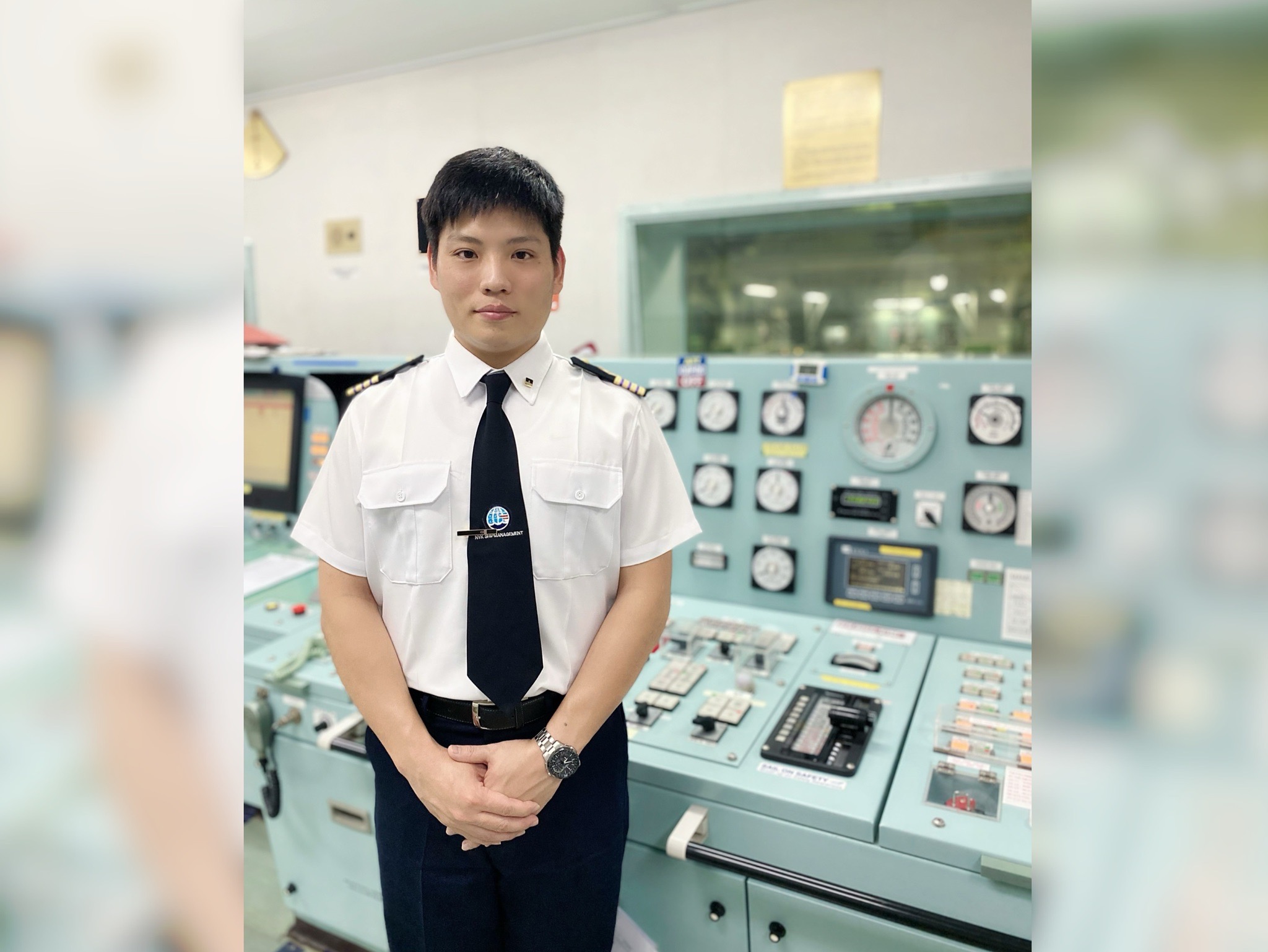 首位台灣籍LNG船輪機長在中油  海大畢業李家駒10年磨一劍