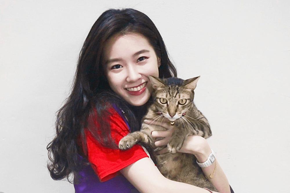 陳紫渝與貓