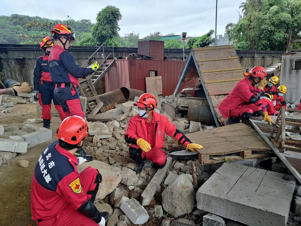 強化震災訓練　新北消防局提升特搜隊救援能量