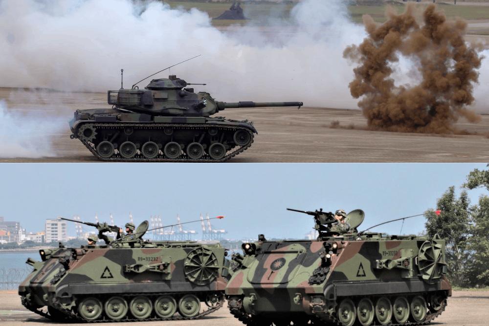 國防部網頁的國軍坦克車