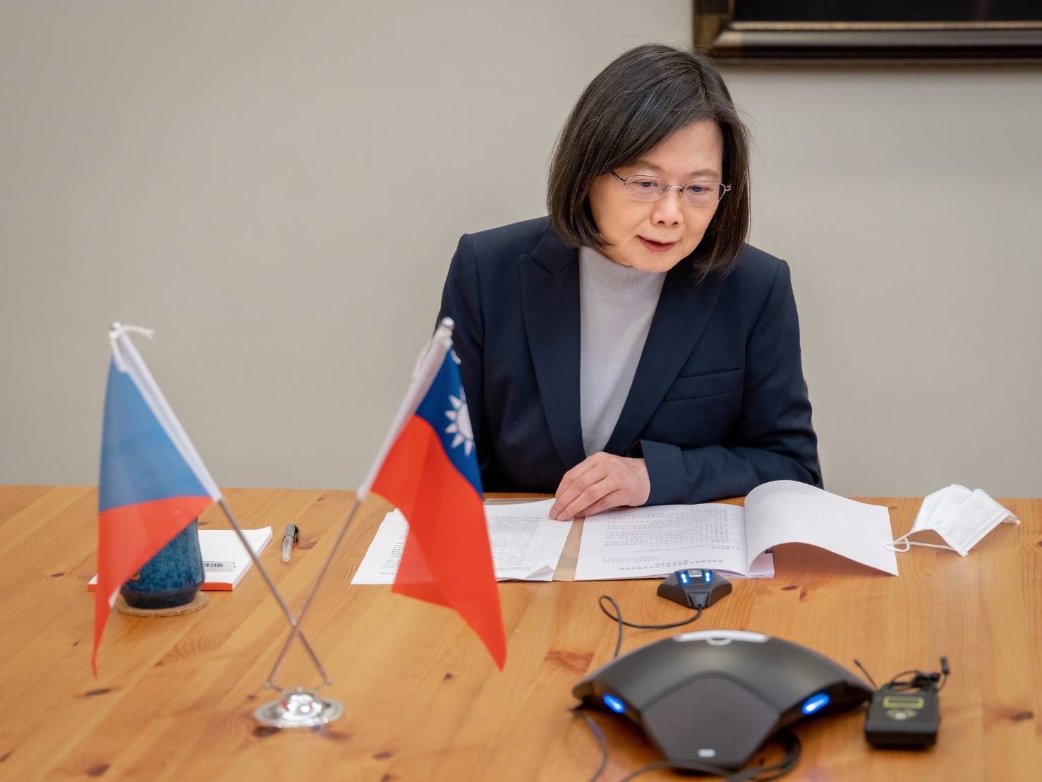 蔡英文與捷克準總統通話 帕維爾讚台灣「可信賴夥伴」