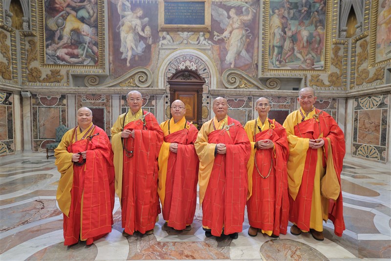 天主教宗方濟各讚星雲大師　與佛教共祈世界和平