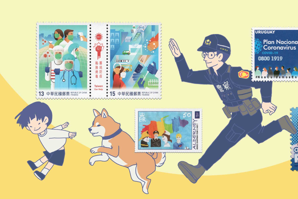 世代記「疫」 中華郵政攜手高醫大舉辦COVID-19防疫郵票特展