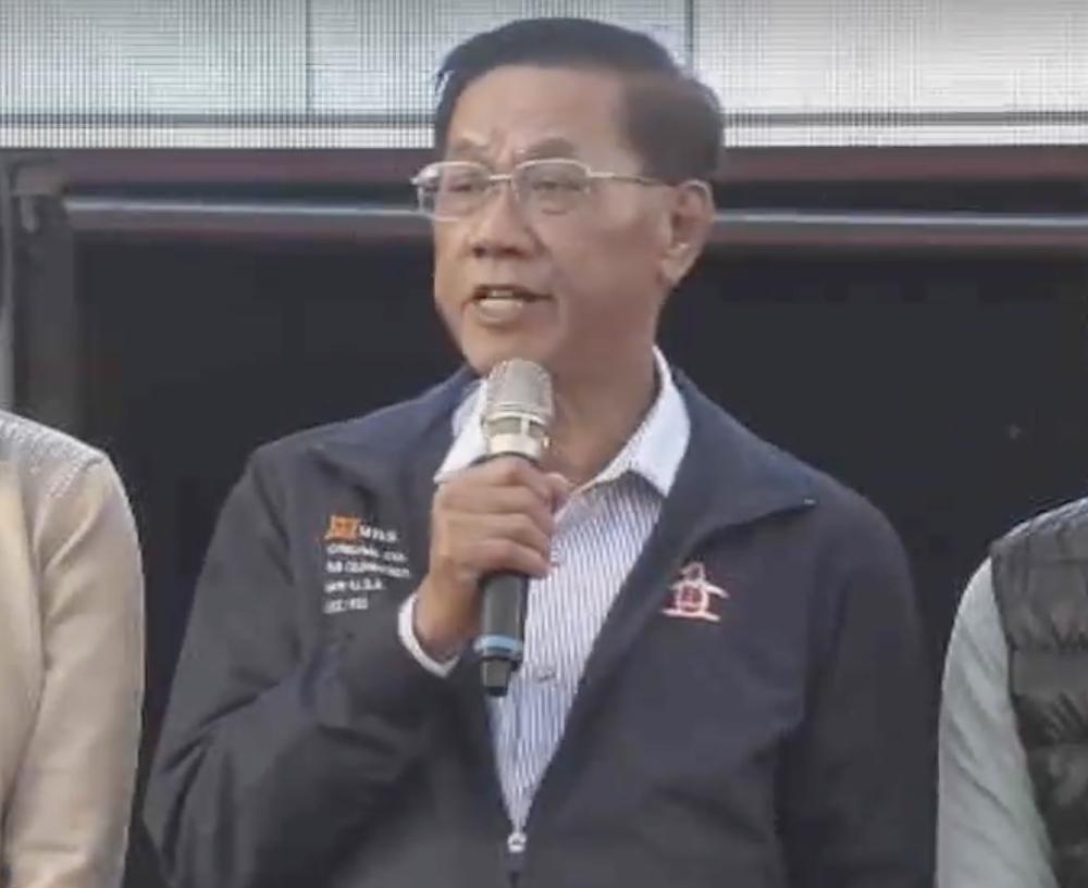南投立委補選國民黨籍候選人林明溱3月4日發表敗選感言，稱對方有槍有子彈。