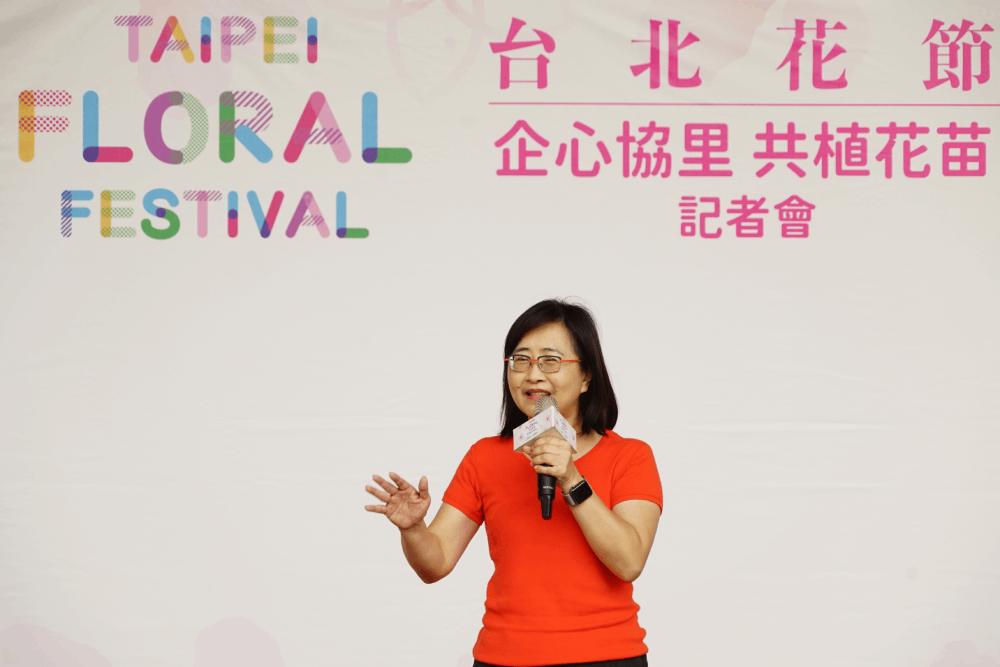 林奕華籲企業認捐、里民種花苗 讓台北成花城