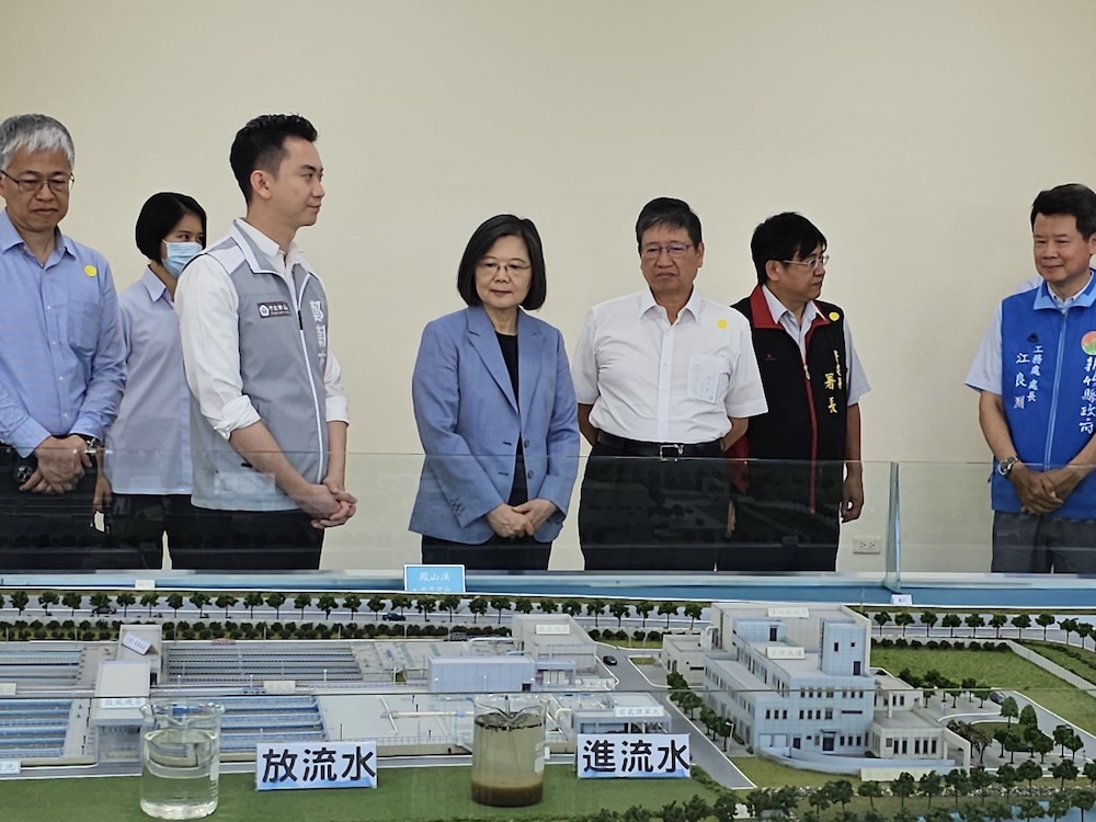 總統視察竹北市水資源回收中心  重視再生水穩定供產業使用 270