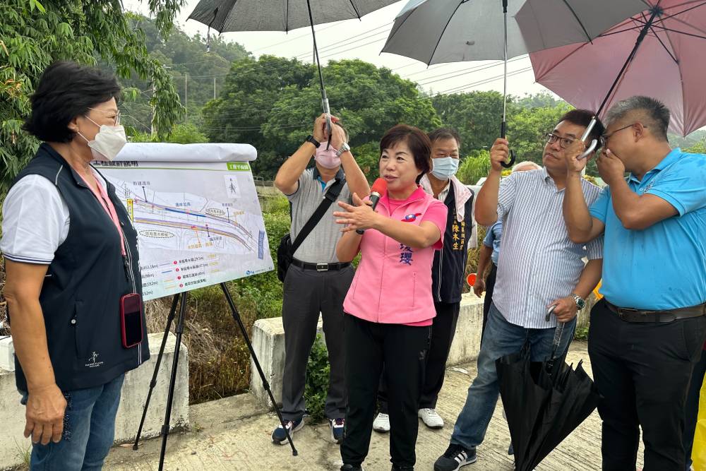 解決神岡崎溝橋水患 楊瓊瓔：持續爭取中央、地方治水經費 241