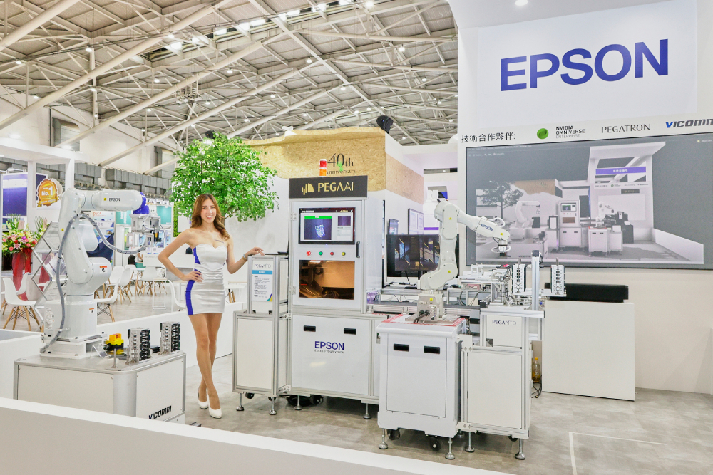 機械手臂迎40周年　Epson登台北國際自動化工業大展