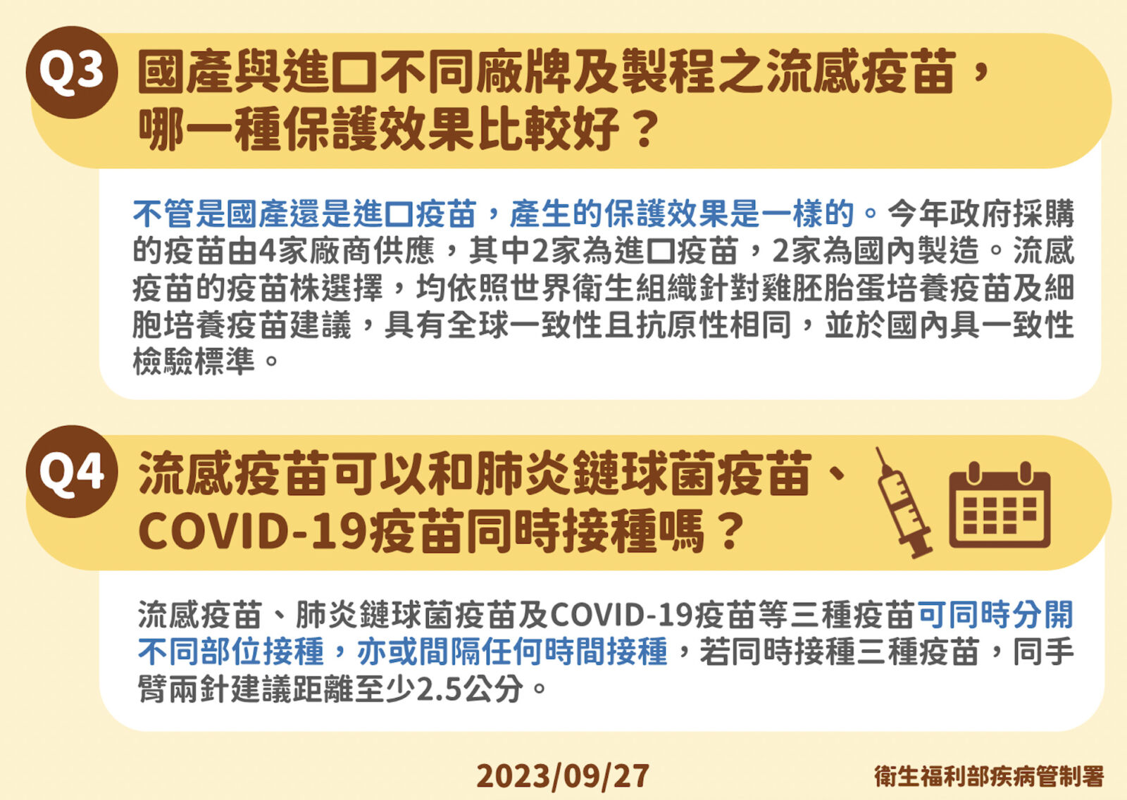 698萬劑公費流感疫苗10/2開打 哪類人先打？哪廠牌效果好？一次搞懂 23