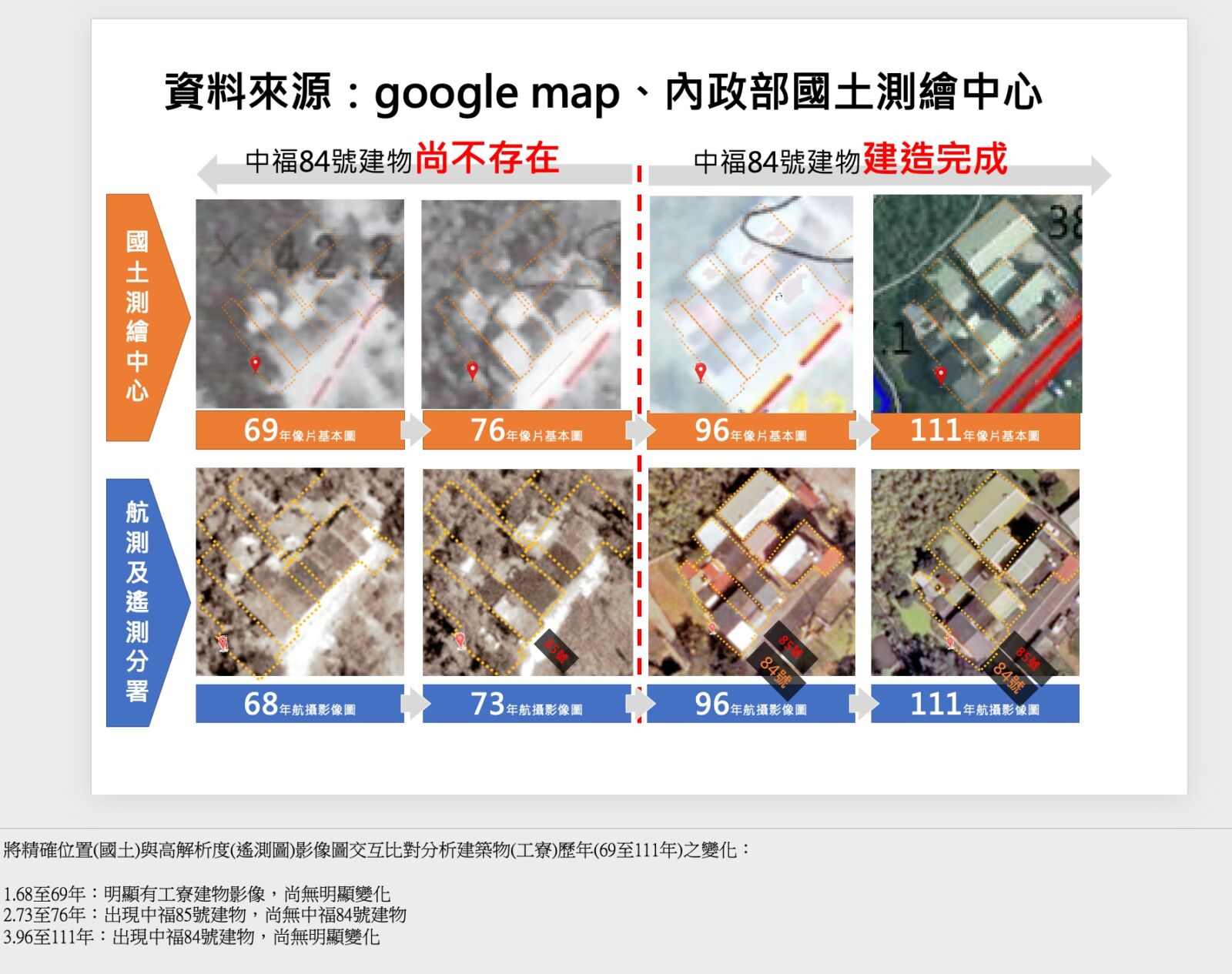 【觀察】新北市府秀賴清德老家航照圖 學者：與地籍圖存在誤差 11