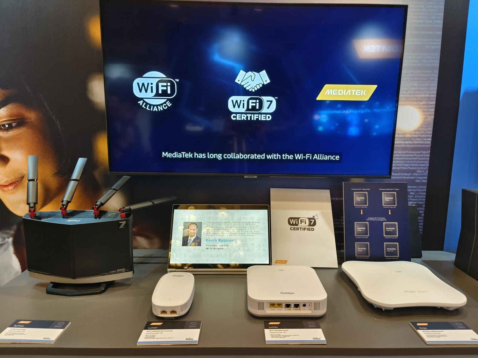 聯發科技積極拓展Wi-Fi 7全球生態系　首批Wi-Fi 7認證產品現身CES 2024