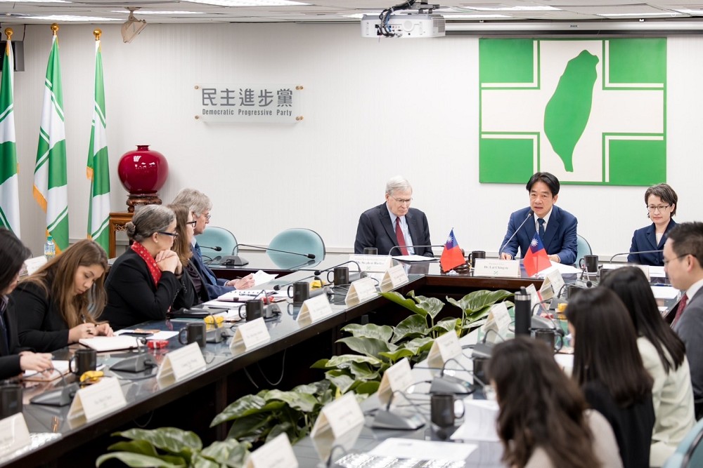 美代表團來台祝賀當選 賴清德：展現對台灣民主的強勁支持 11