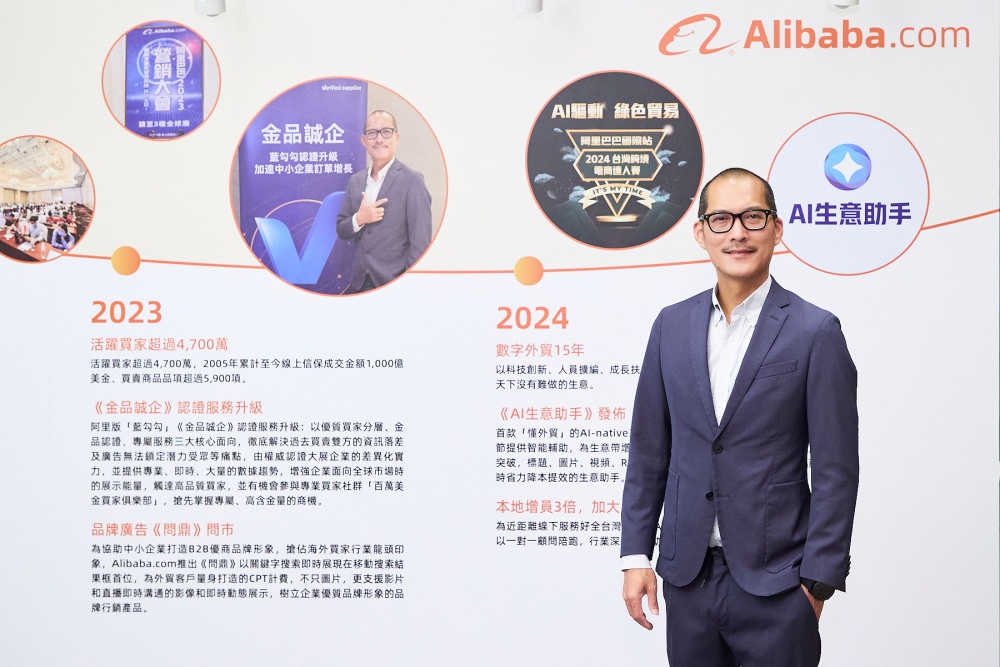 【有影】Alibaba.com加碼投資台灣 「AI生意助手」助力中小企業外貿轉型 11