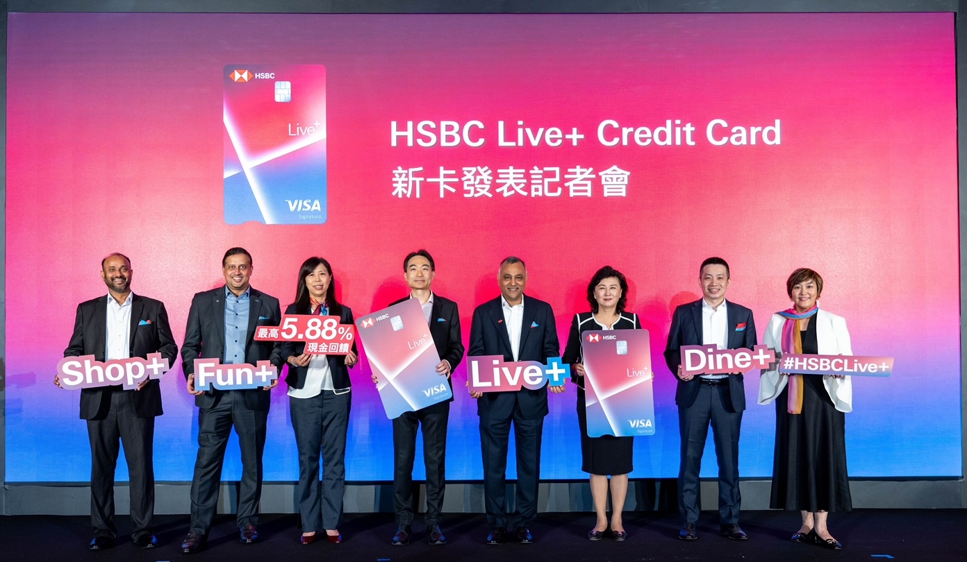滙豐Live+現金回饋卡全新上市　三大通路高達3.88% 現金回饋 5