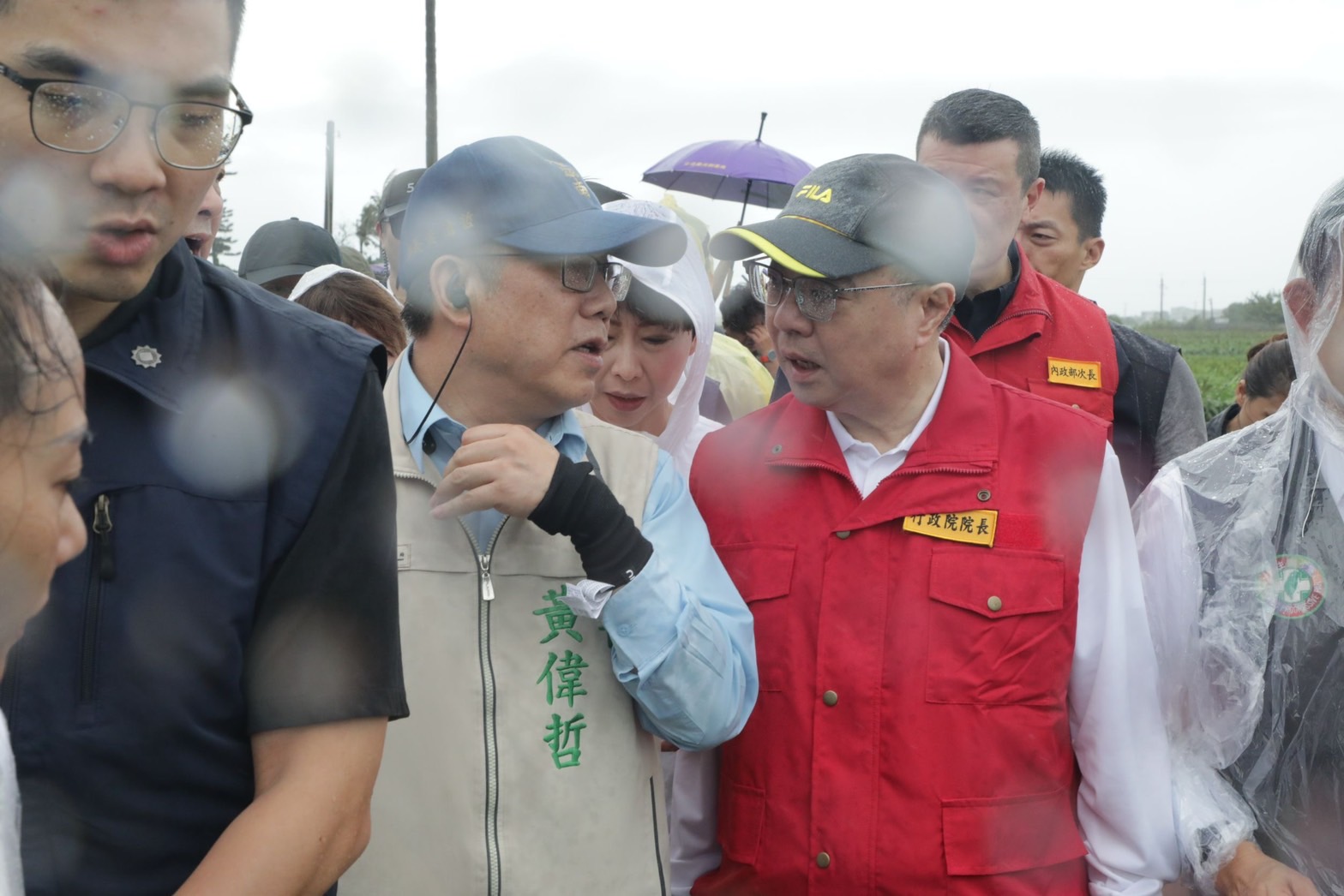 卓榮泰視察台南農損　下令從寬簡化流程確保補助到位 5