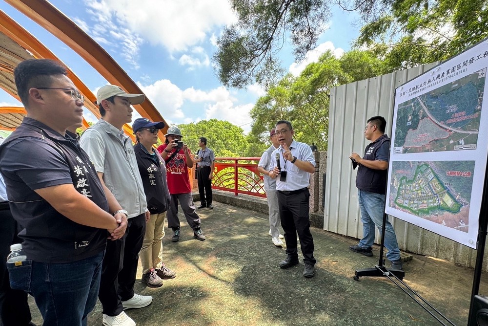 考察無人機航太產業園區工程　陳冠廷：嘉義民雄將華麗蛻變 11