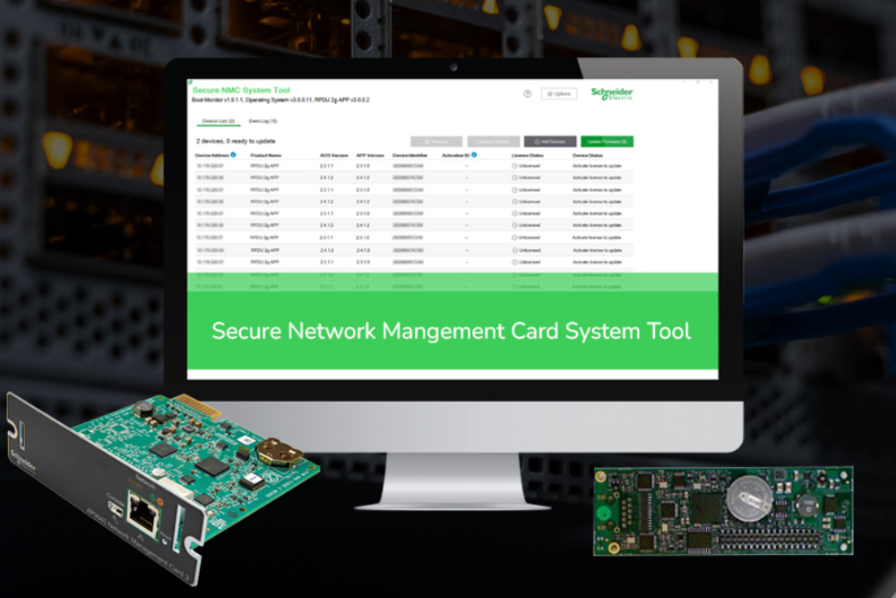 施耐德電機宣布旗下EcoStruxure IT Network Management Card 3（NMC3）平台成為業界首款獲得IEC 62443-4-2 Security Level 2（SL2）認證