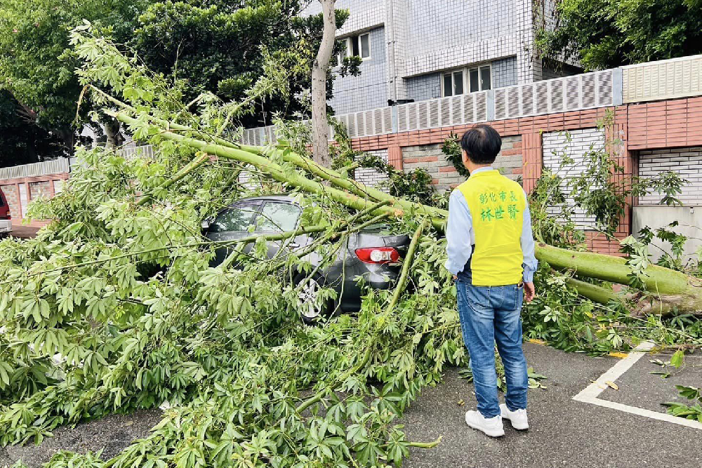 康芮來襲傳災情　盧秀燕籲：午後「大風大雨」注意人身安全 7