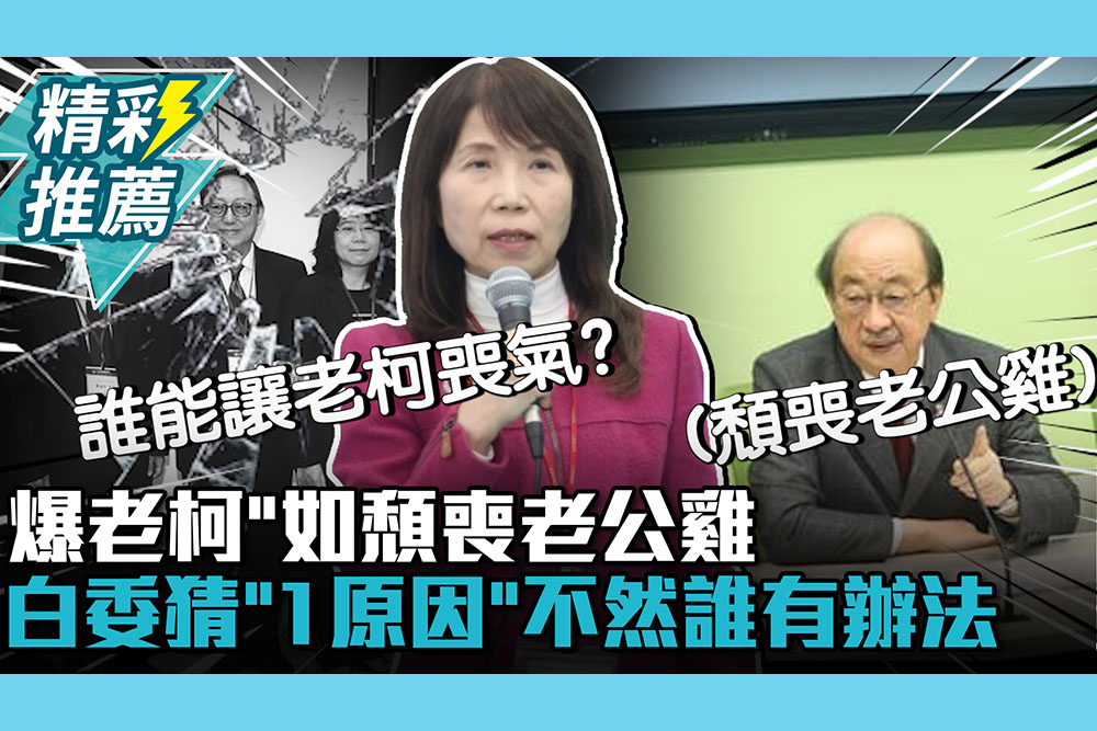 【CNEWS】大法官全滅…爆料柯建銘「如頹喪老公雞」！陳昭姿猜「1原因」不然誰有辦法