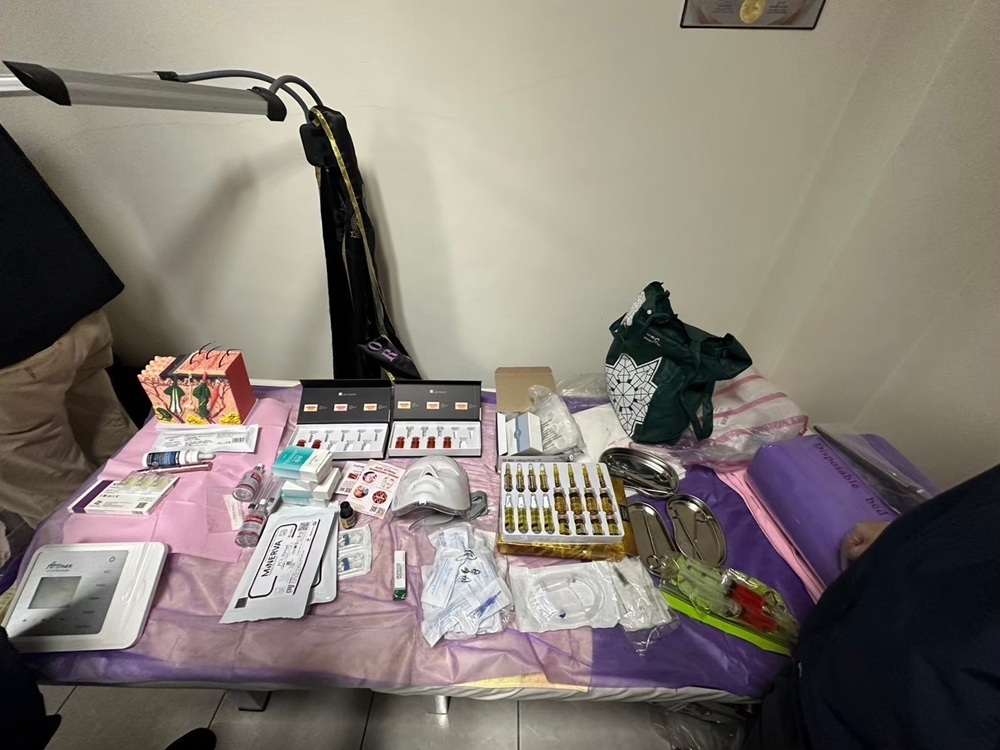 菲裔華僑無照抽血注射 PRP全來自網購平臺 4 cnews204250306a13