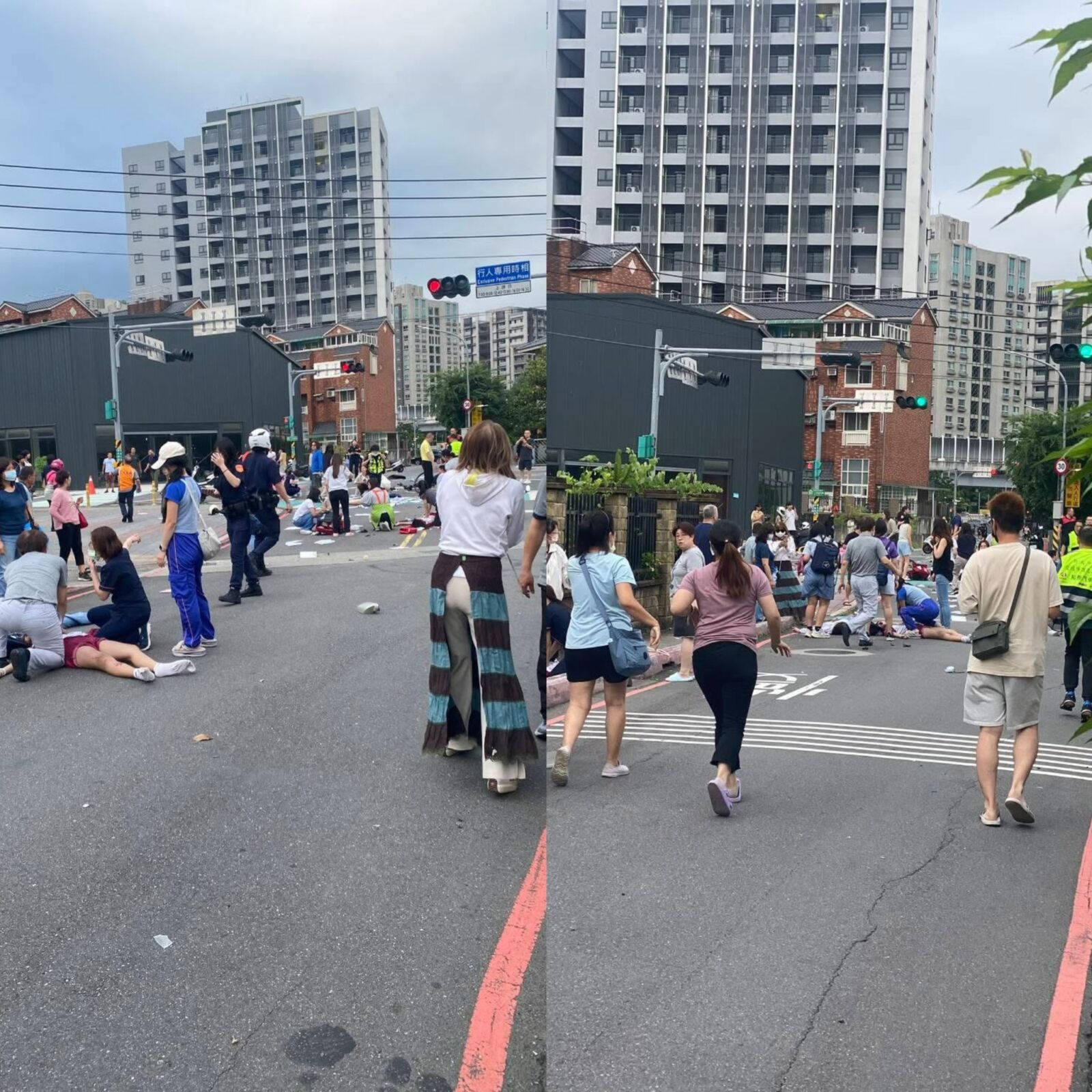 三峽北大國小旁車輛疑爆衝失控連環撞 12人輕重傷4命危 三峽北大國小旁車輛疑爆衝失控連環撞 12人輕重傷4命危