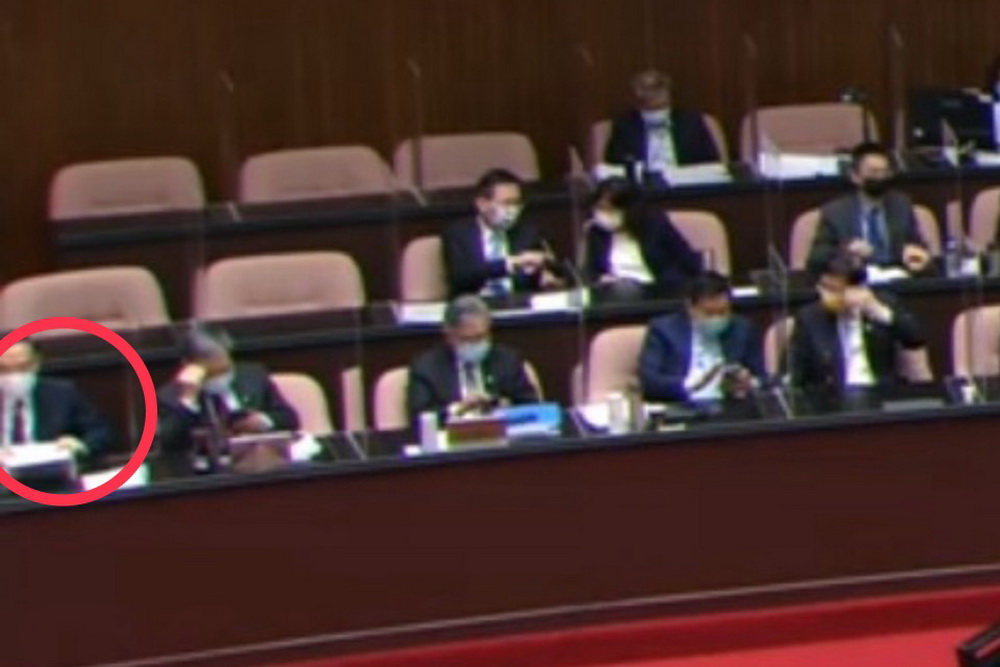 遭批濫用公務車 蔡清祥澄清人在立院備詢照片為證 遭批濫用公務車 蔡清祥澄清人在立院備詢照片為證