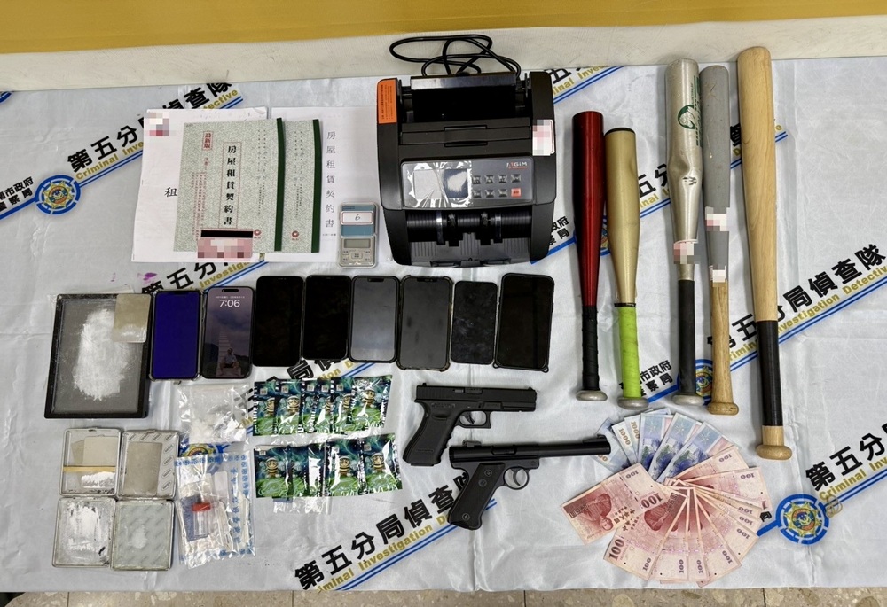 林國清坐鎮指揮掃黑打詐 南警逮375人破獲千萬贓款槍毒俱全 9 248250724a08