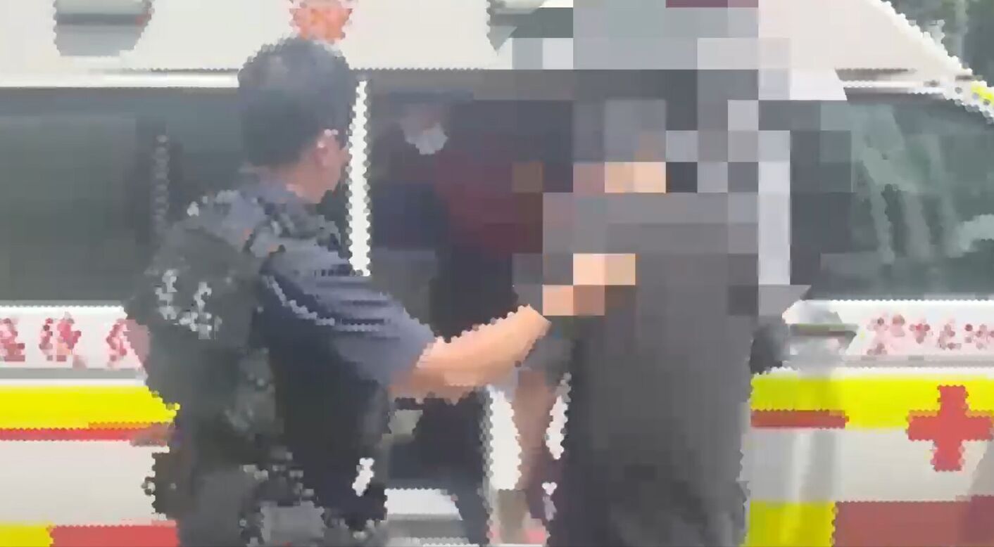 想跟小狗嬉鬧喊「借過」沒人理　《兄弟你說》創作者梅海強爆打婦人 13