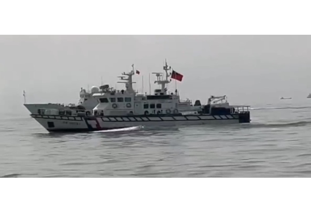 侵擾不止 中國海警船2日4度編隊進入金門水域 侵擾不止 中國海警船2日4度編隊進入金門水域