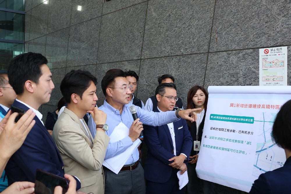 台中高鐵特區交通恐更惡化　江啟臣、何欣純同場會勘要求解決 5